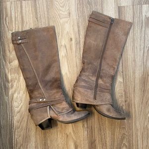 Fergie Suede Boots Size 8